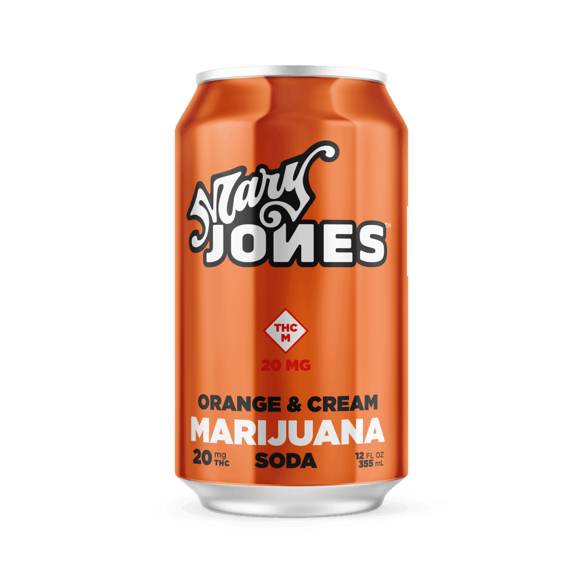 Mary Jones Orange & Cream | Infused Soda | 20mg