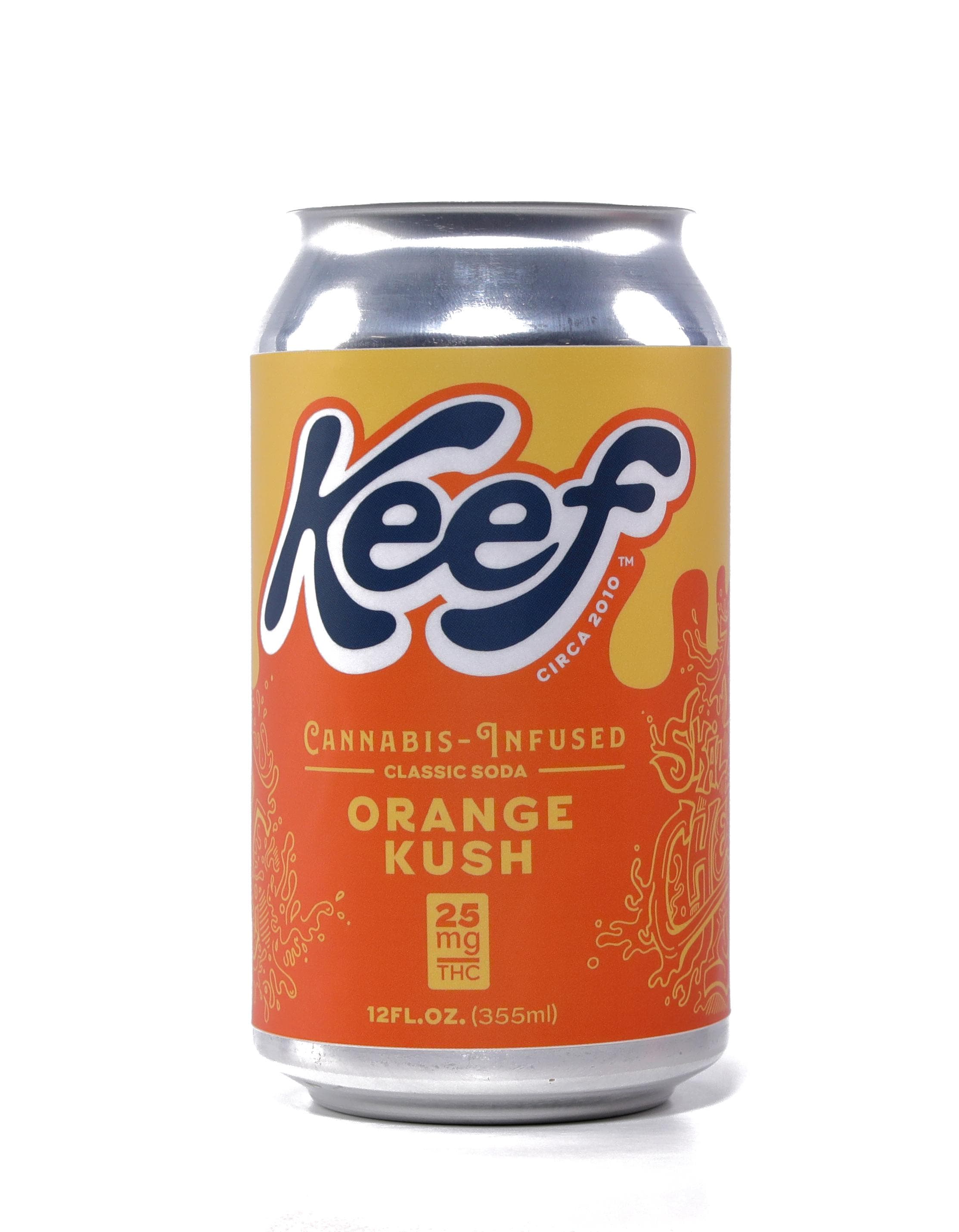 Keef Infused Beverage | Orange Kush | 25mg | 12oz