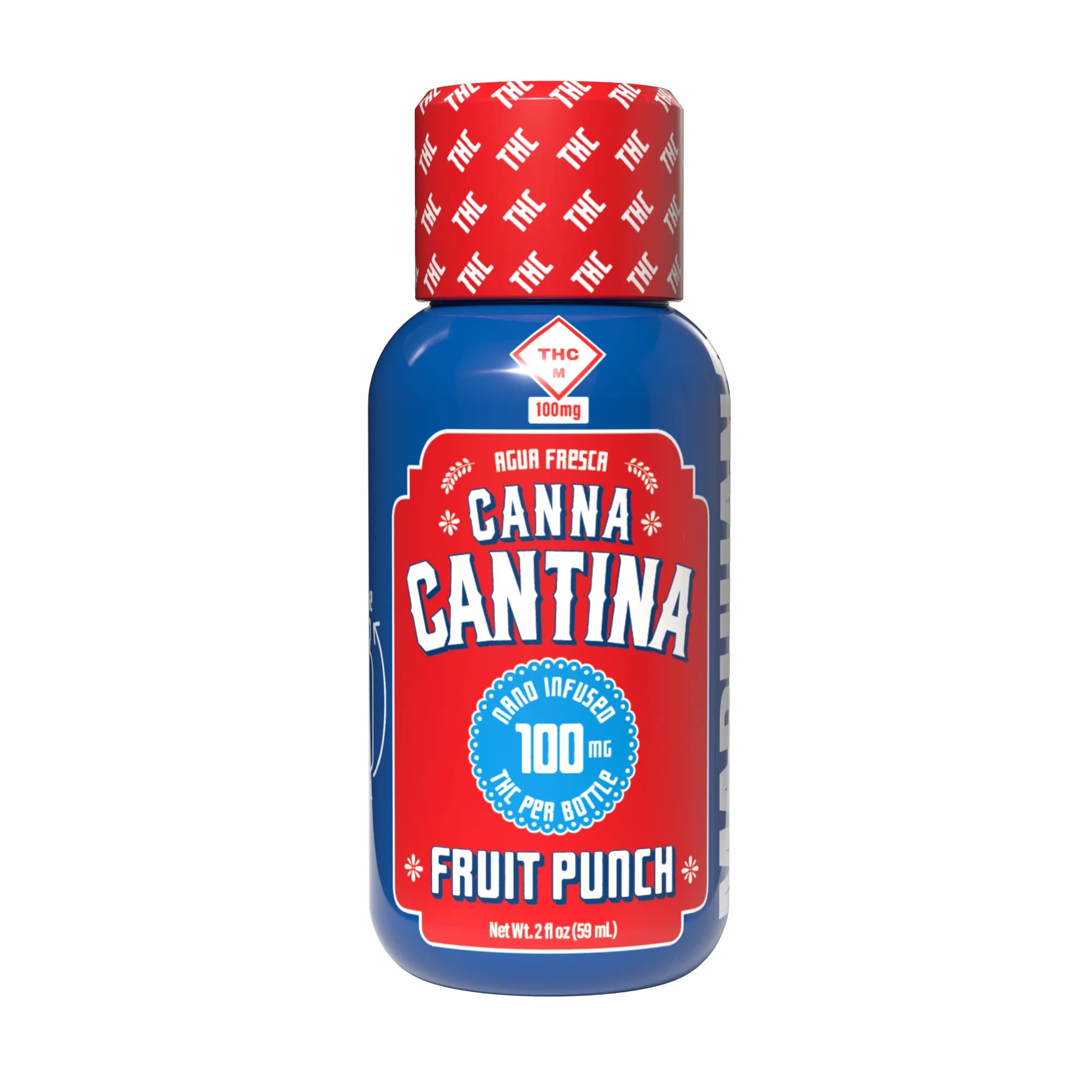 Canna Cantina Fruit Punch Nano Shot 2oz (100mg)