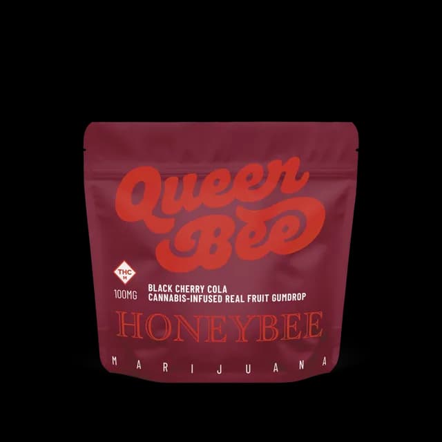 Honeybee Queen Bee Black Cherry Cola Gumdrop | 100mg