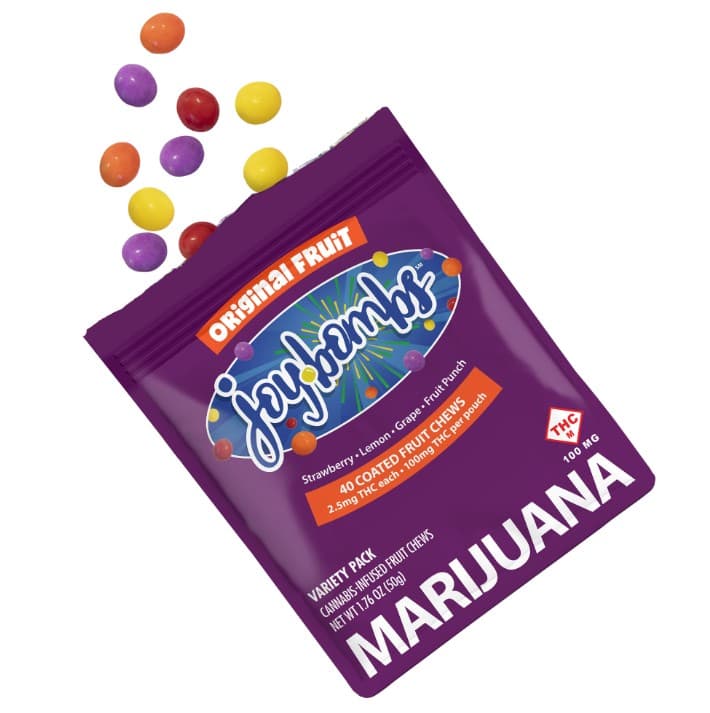 Joy Bombs by Joyibles Joy Bombs Original Fruit - 100mg THC (40pk / 2.5mg ea)