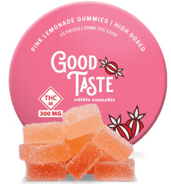 Good Taste Gummies | Pink Lemonade | 300mg | 10pk
