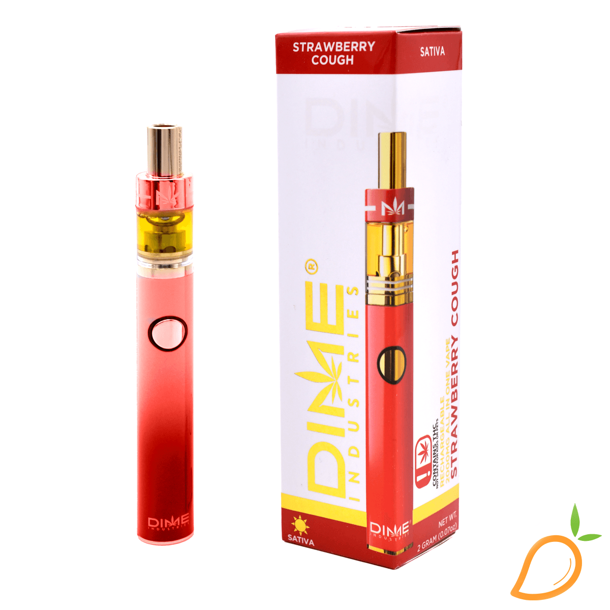 Dime Industries 2g Strawberry Cough Disposable Vape Dime Industries