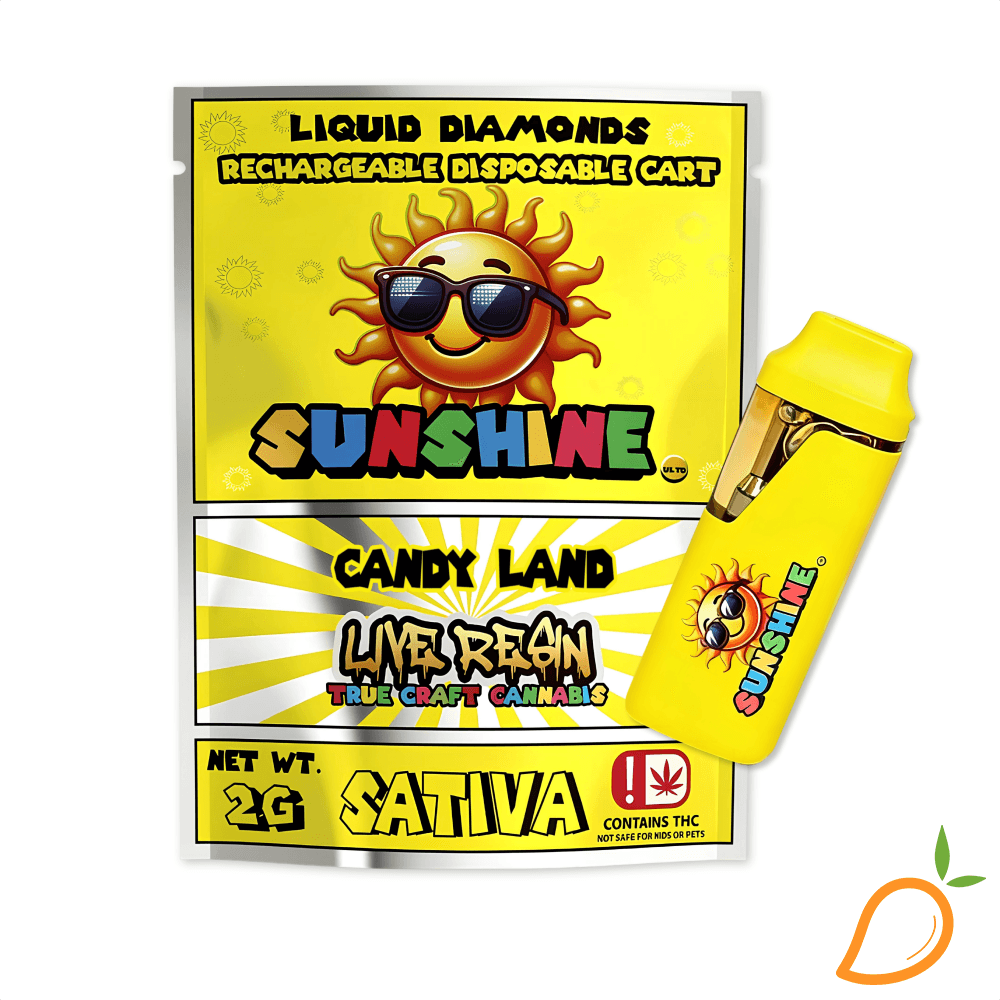 Sunshine 2g Candy Land Liquid Diamond Live Resin Disposable Vape Sunshine