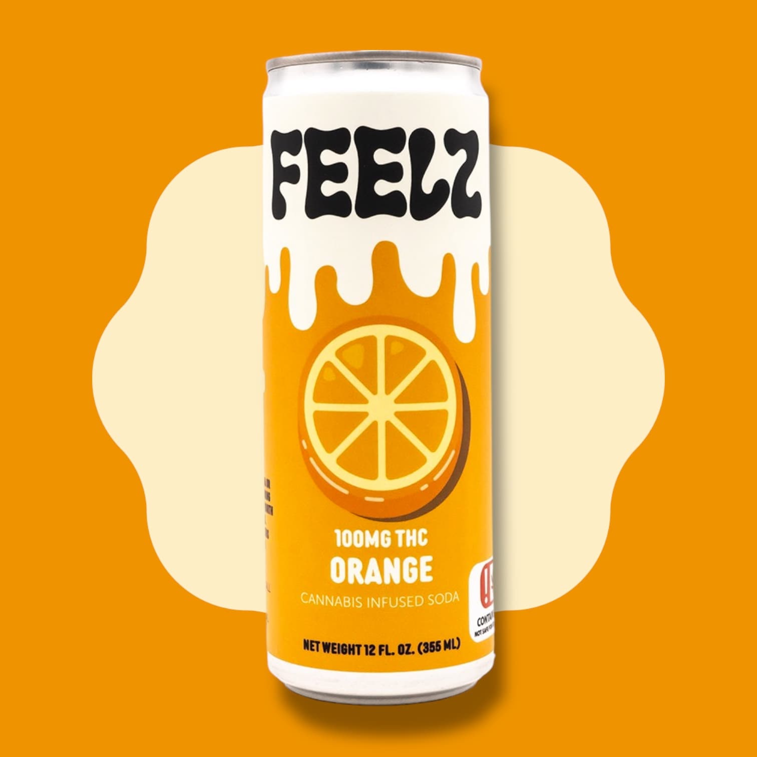 Feelz 100mg Orange Infused Soda Feelz