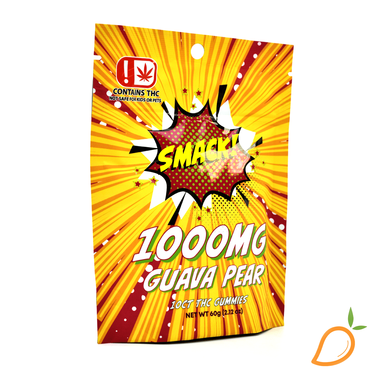 Smack 1000mg Guava Pear Gummies Smack