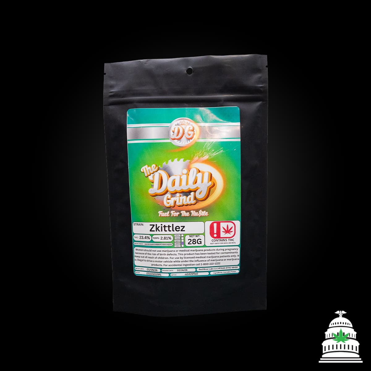 Daily Grind Lemon Cherry Gelato - Daily Grind Pre-Packaged Flower