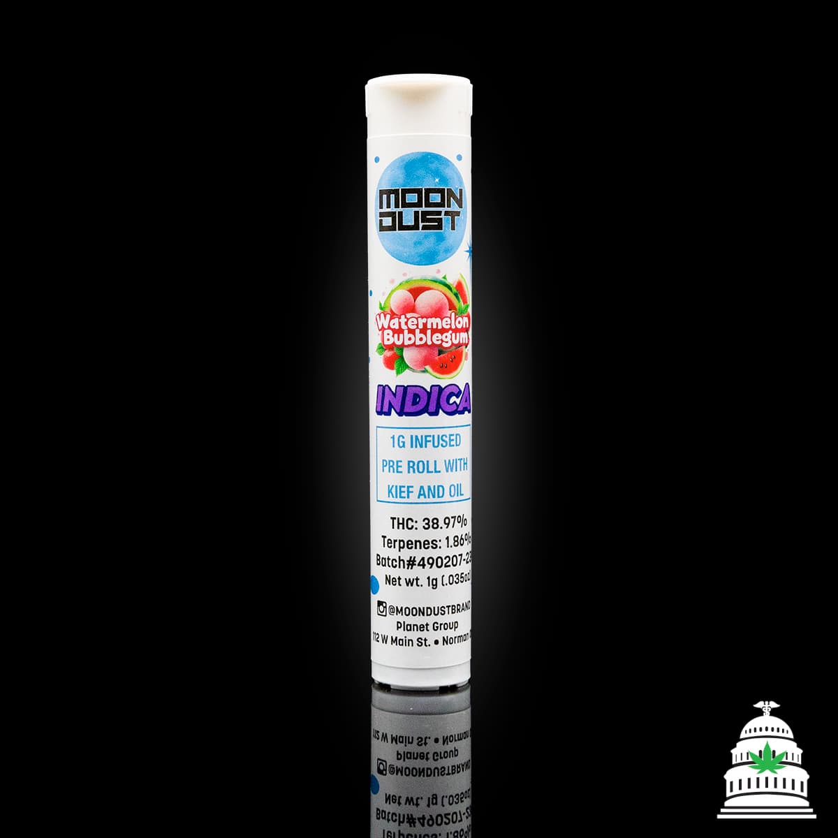 Moon Dust Zour Patch Cough - Moon Dust Infused Preroll