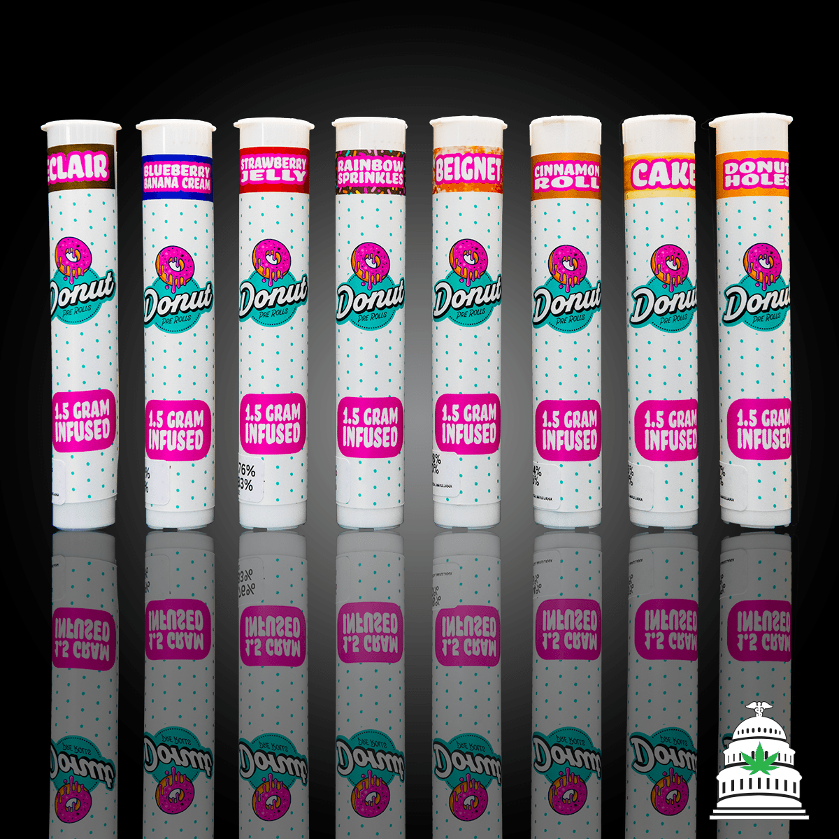 Donut Strawberry Jelly - Donut Infused Preroll