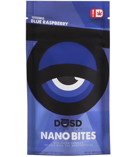 DŌSD Edibles DOSD - Blue Raspberry GUMMIES - Sativa