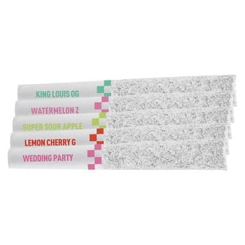 Claybourne Co. Claybourne Flyers Frosted Infused Flight Pack (Pre-Roll) / 2.5g / Infused Pre-Rolls (5) / Hybrid