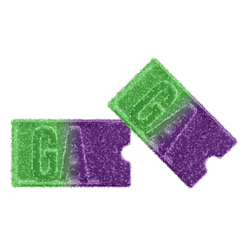 General Admission General Admission Grapey Grape THC Soft Chews / 2 pack / Gummies / Indica