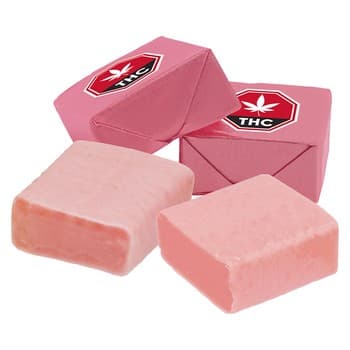 Olli Brands Inc. Olli Twiddles 3:1 Original Strawberry Taffy CBG/THC Soft Chews / 4 Pack / Chews / Hybrid