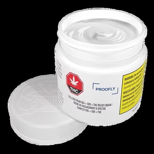 Proofly FS CBG + CBD + THC Relief 100g Body Cream