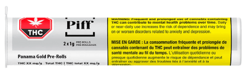 Piff Panama Gold 2 x Pre-Rolls