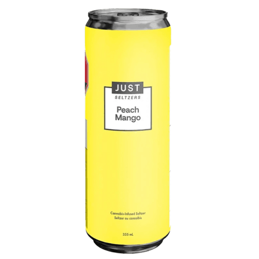 Just Seltzers Peach Mango Seltzer - 355mL