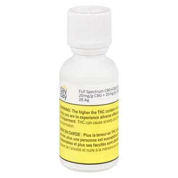 DayDay Full Spectrum CBG/CBD Oil | 30ml