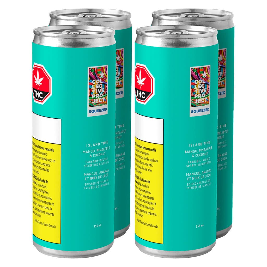 Collective Project Island Time Sparkling Juice - 4 Pack