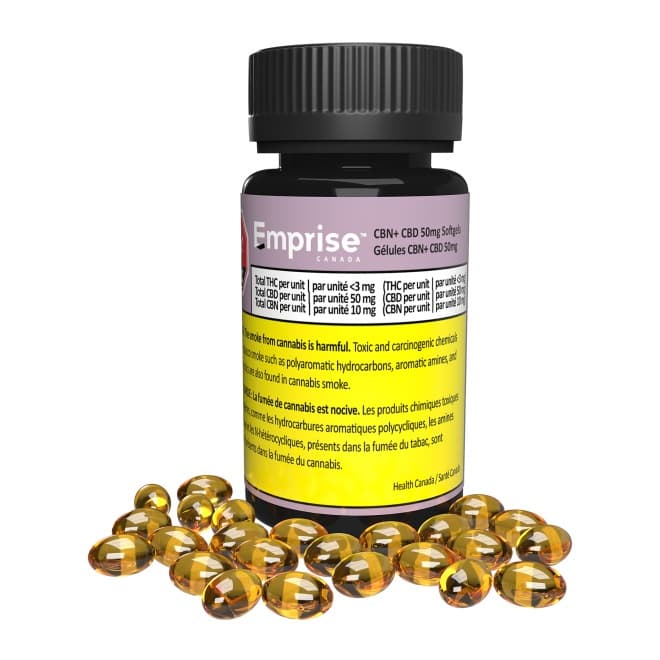 Emprise Canada CBD Softgels - 60 x 50mg