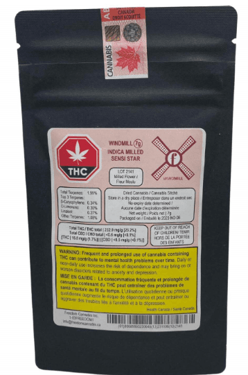 Windmill Sativa Milled Flower (Sherbert Haze 7g )