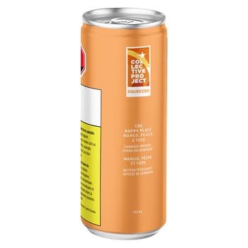 Collective Project Collective Project 2:1 CBG:THC Happy Place Mango Peach & Yuzu Sparkling Beverage / 355mL / Hybrid