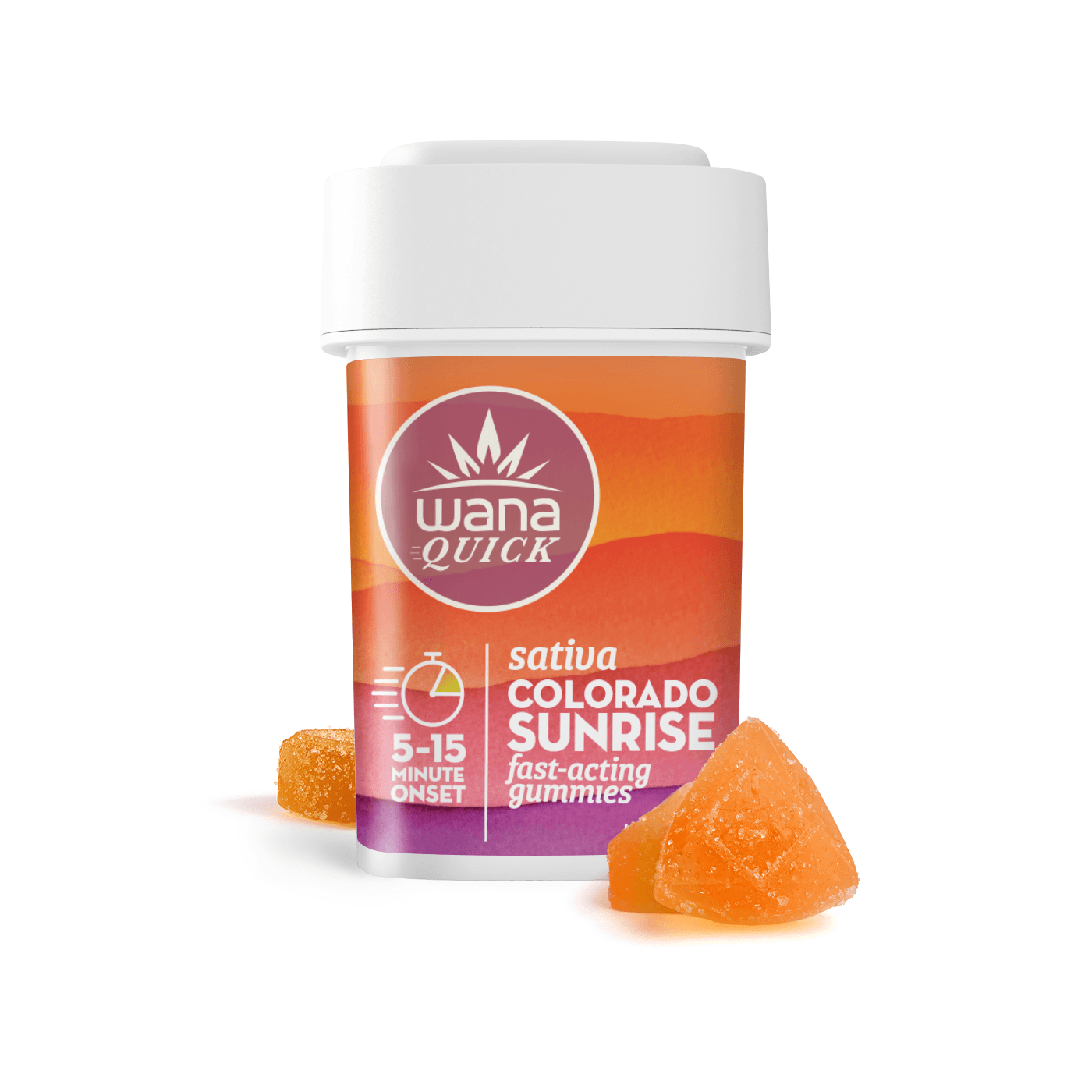 Wana Quick Colorado Sunrise Gummies [10-Pack] | 100mg