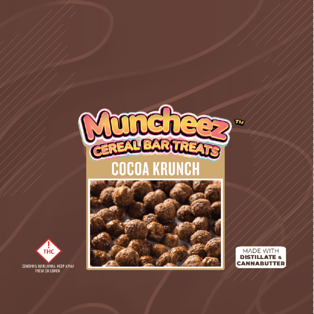 Muncheez Cocoa Krunch - Cannabutter Cereal Bar | 100mg