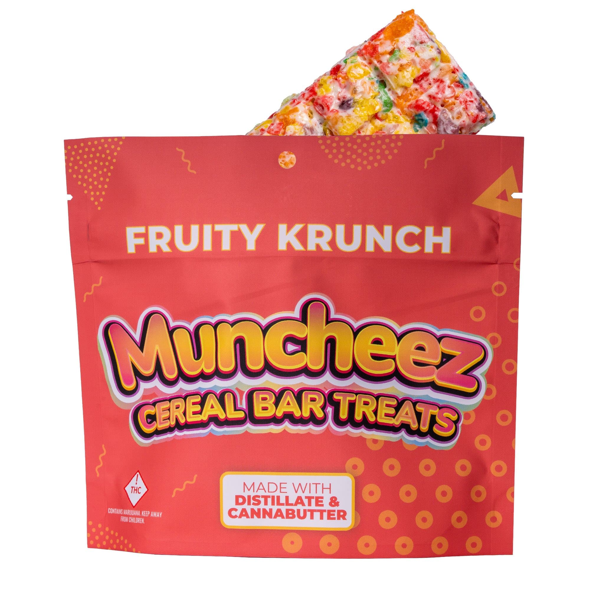 Muncheez Fruity Krunch - Cannabutter Cereal Bar | 100mg