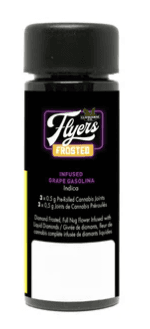 Claybourne Co. Claybourne Frosted Flyers Grape Gasolina Infused Pre-Roll - 3 x .5g