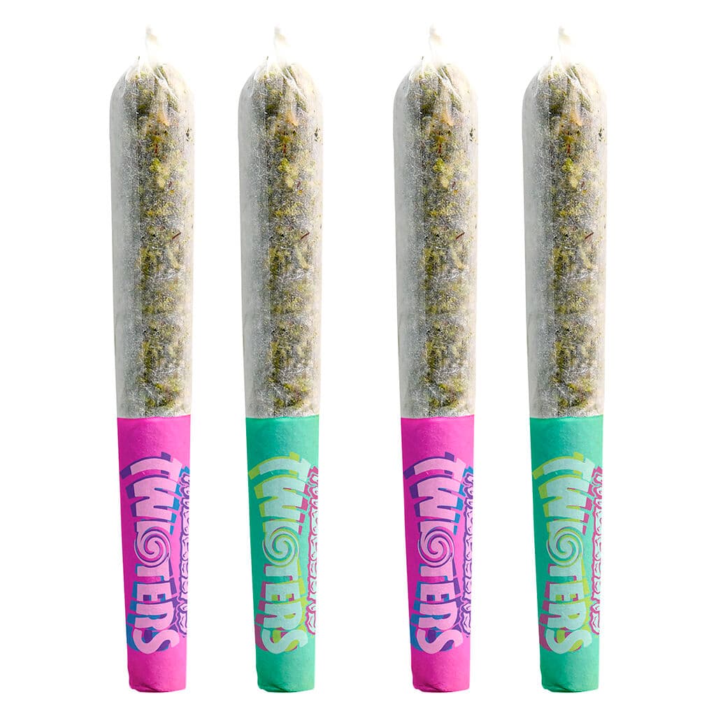 Rizzlers Twisters Tropicoco and Watermelon Infused Pre-Rolls - Blend - 2x0.5g