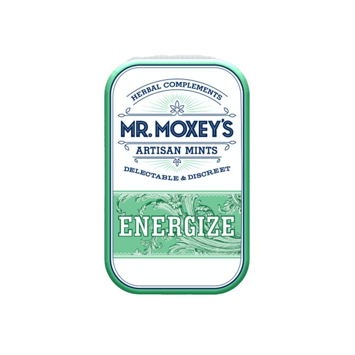 Mr. Moxey's Mints REC: Mr. Moxey's Mints Sativa Energizing Peppermint 100mg THC (20pk)