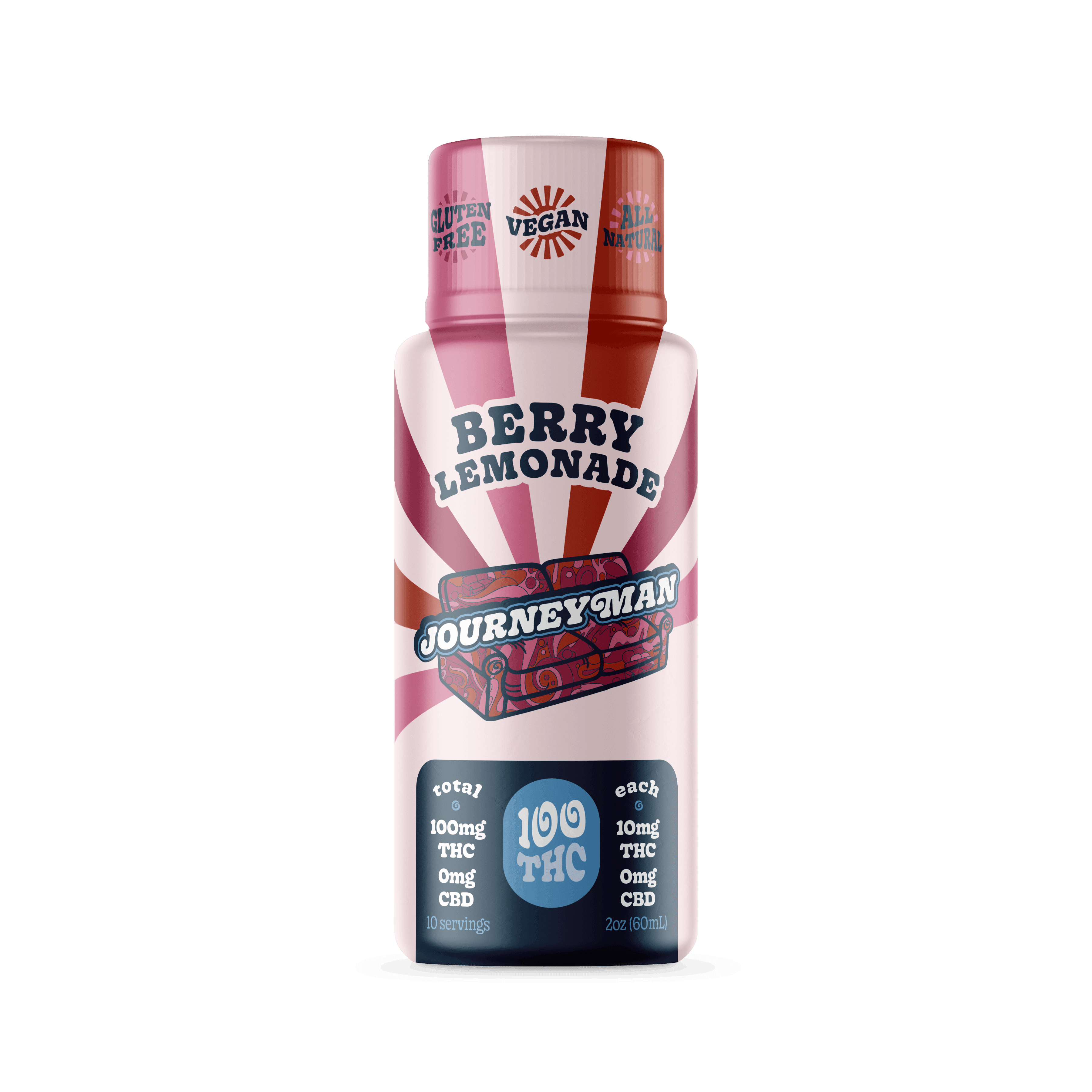 Journeyman Berry Lemonade (H) - 100mg Shot - Journey Man