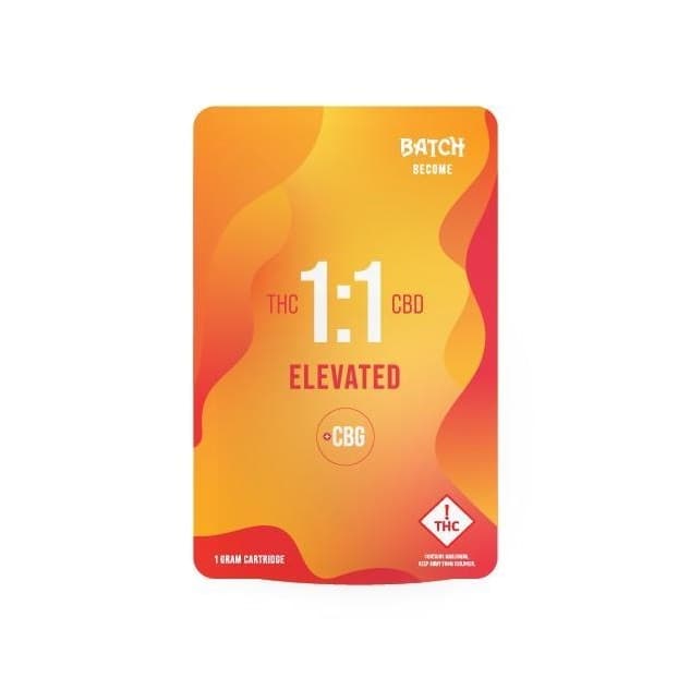 become Elevated (S) - (1:1 THC:CBD+CBG) Cartridge - Become