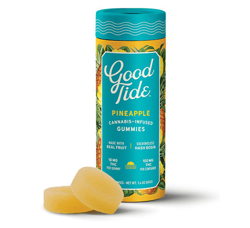 Good Tide Hash Rosin Gummies 100mg - Sativa Pineapple