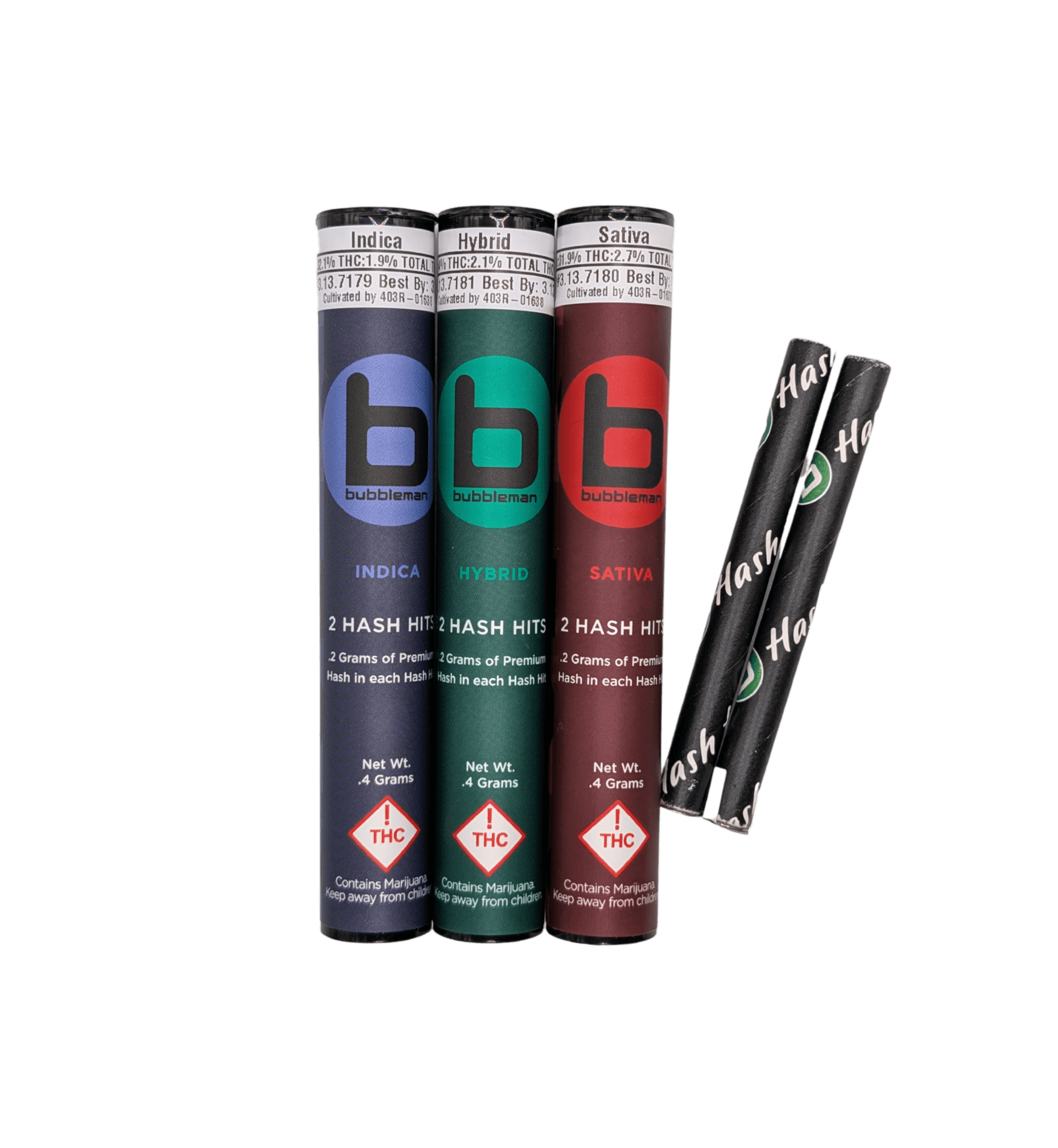 Bubbleman Bubbleman Hash Hits 2pk - Sativa