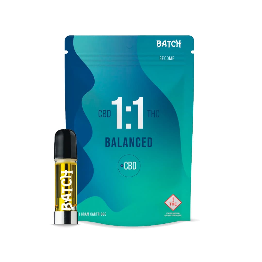 Bud & Mary's Batch | 1g Cartridge | 1:1 Become Balanced (THC:CBD)