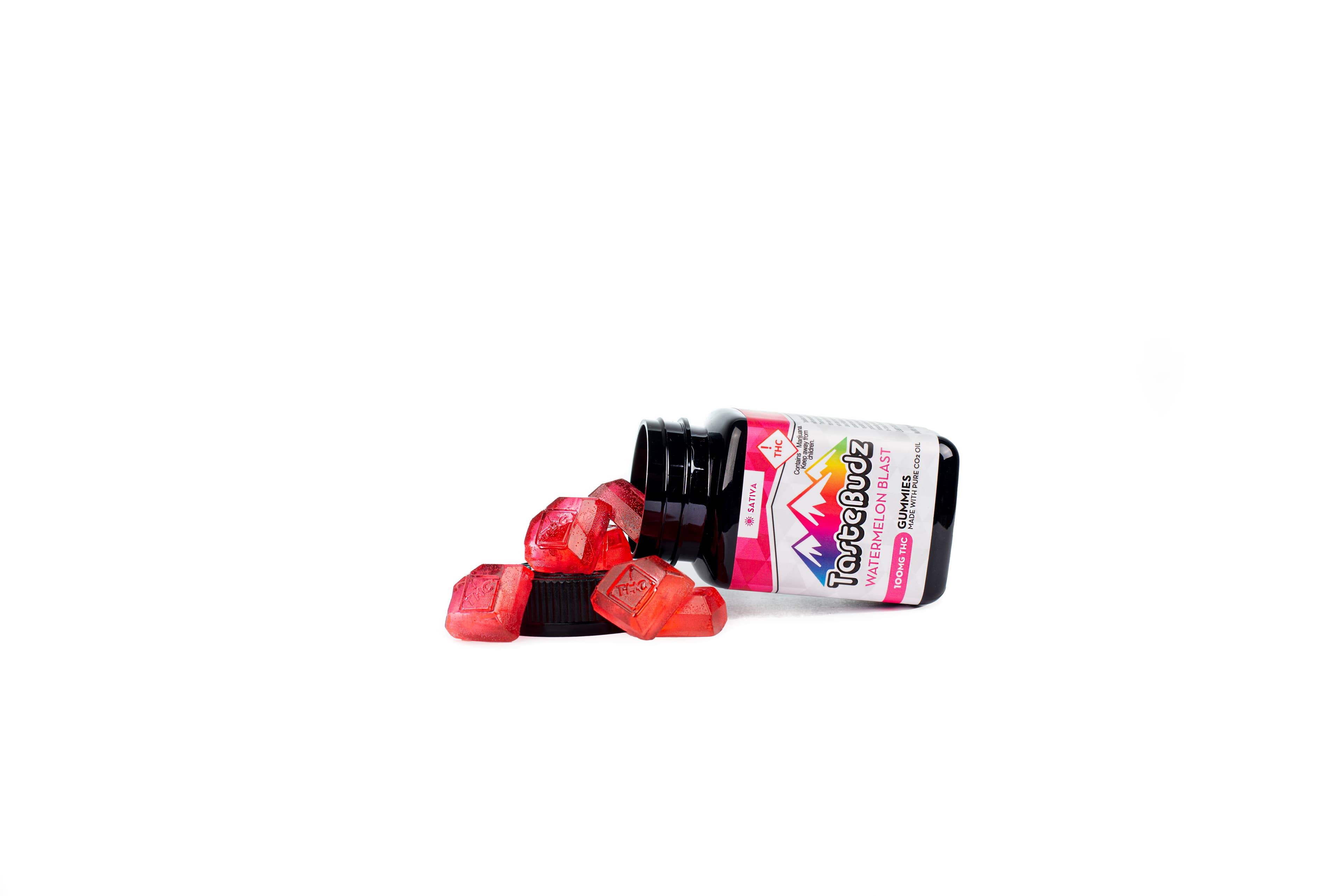 TasteBudz Watermelon Sativa Rosin Gummies