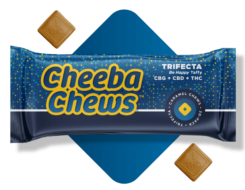 Cheeba Chews® Trifecta Caramel 1:1:1 THC:CBD:CBG