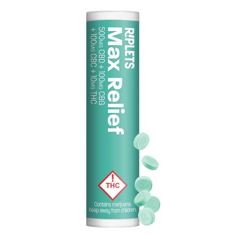 Ripple Max Relief Riplets + CBD, CBG, CBC