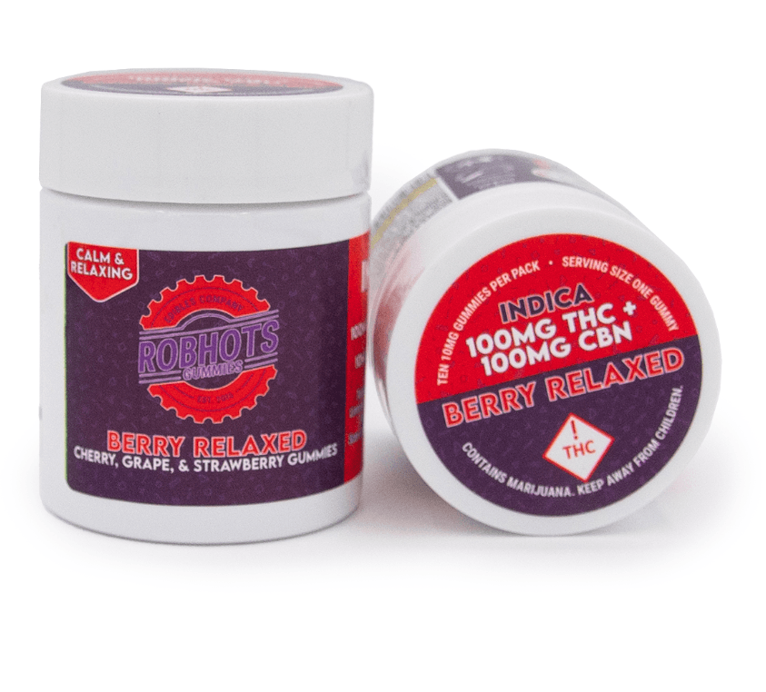 Robhots 1:1 Berry Relaxed [20pk] (1000mg THC/1000mg CBN)