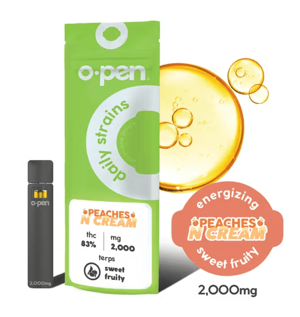 O.pen Energizing Peaches N' Cream-(H)-Disposable-2000mg-O.pen