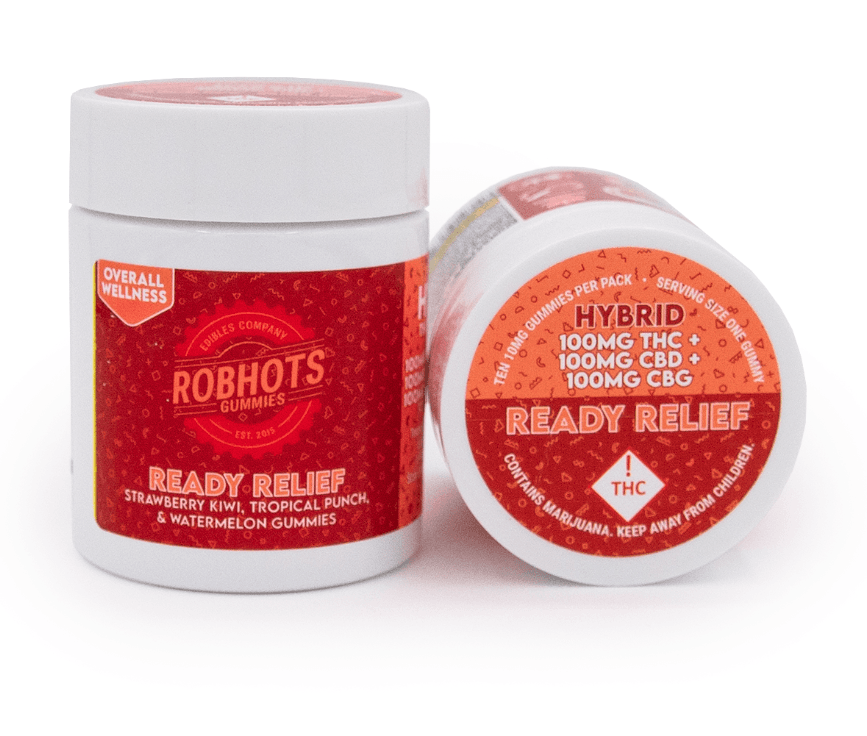 Robhots ROBHOTS Gummies | REC | 100mg, Ready Relief [10 Pieces]