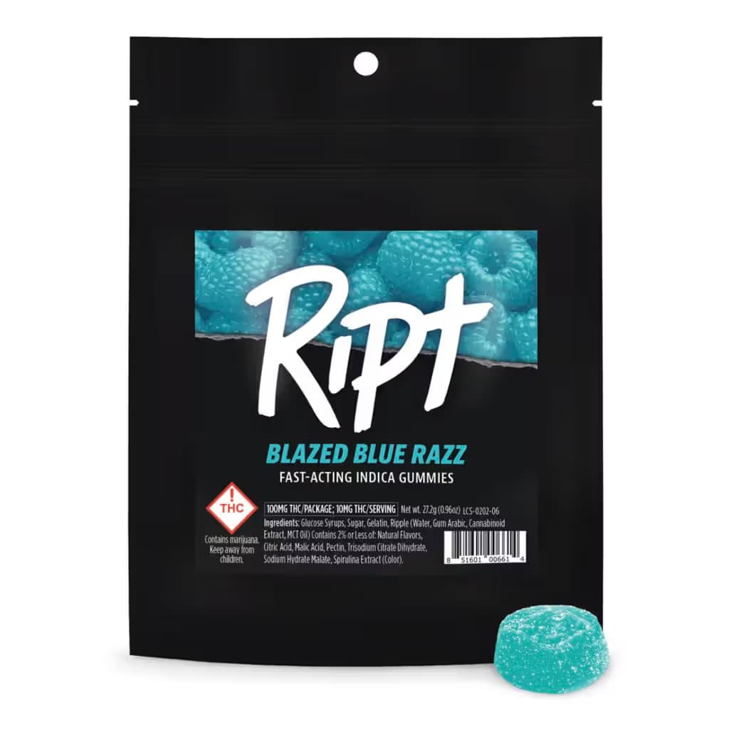 Ript Blazed Blue Razz