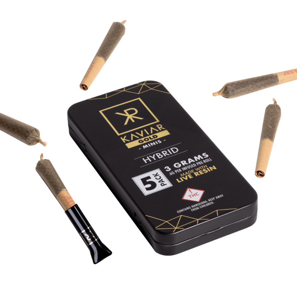 Kaviar Kaviar | Gold | 5 Pack Minis 3g | REC - Hybrid
