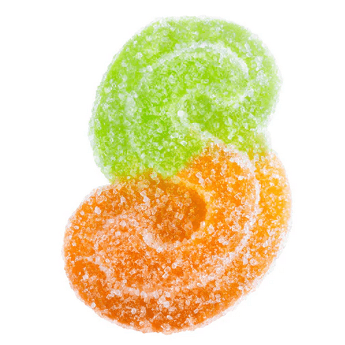 SOURZ by Spinach FULLY BLASTED CARAMEL GREEN APPLE GUMMY LTO