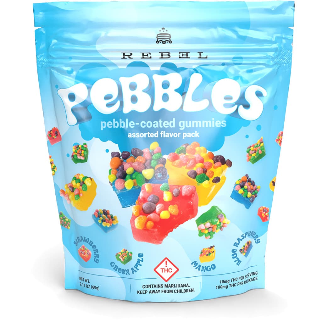 Rebel Edibles Strawberry + Orange 10x10mg 100mg