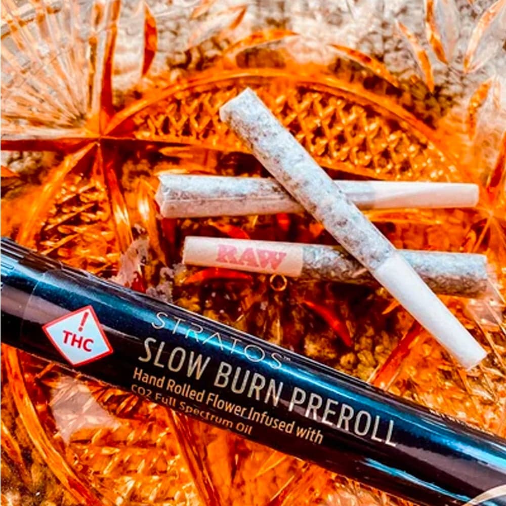 Stratos Pre-Rolls Slow Burn - 1g (H); Strawberry Pancakes