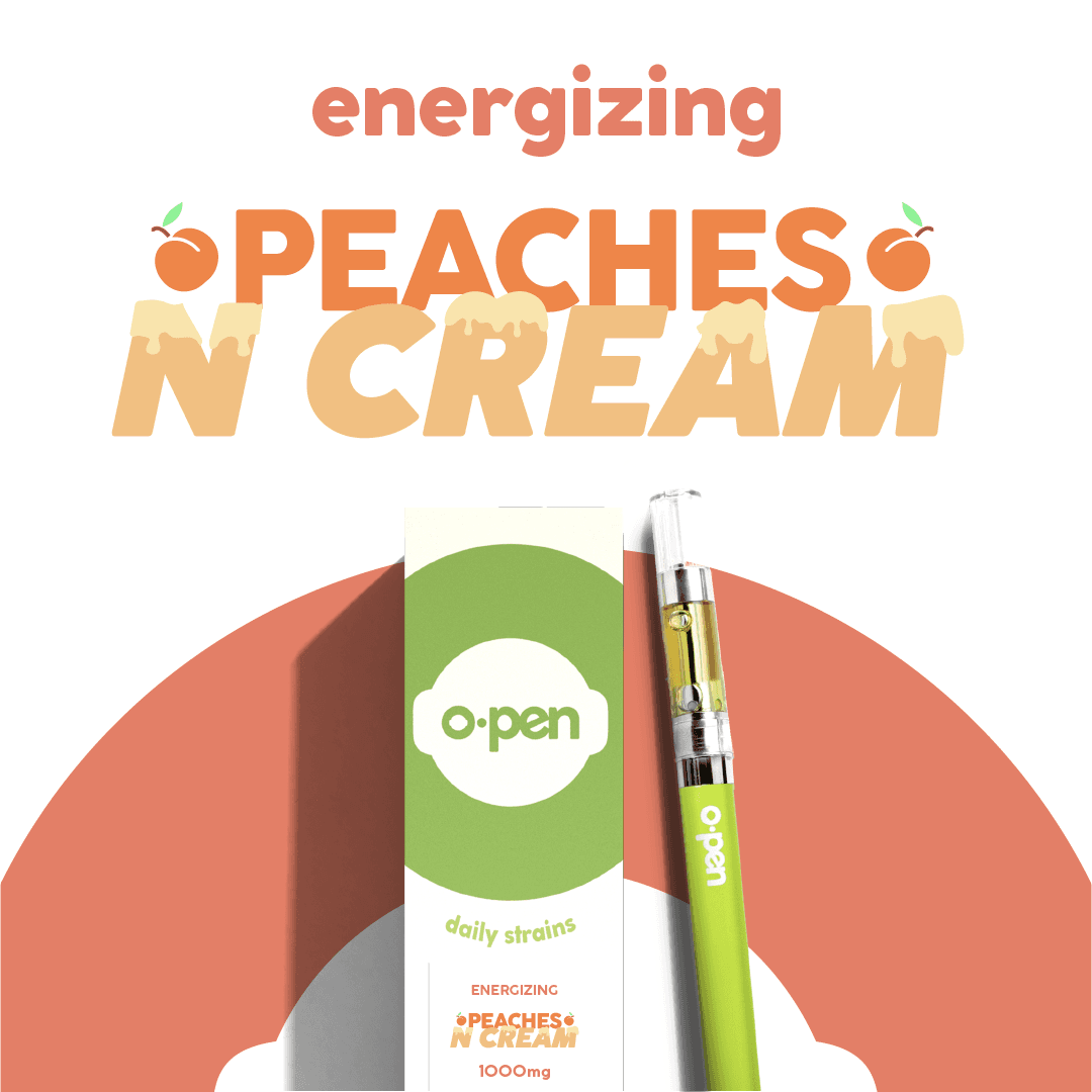 O.pen O.Pen Daily Strains Cart Energizing Sativa Peaches N Cream