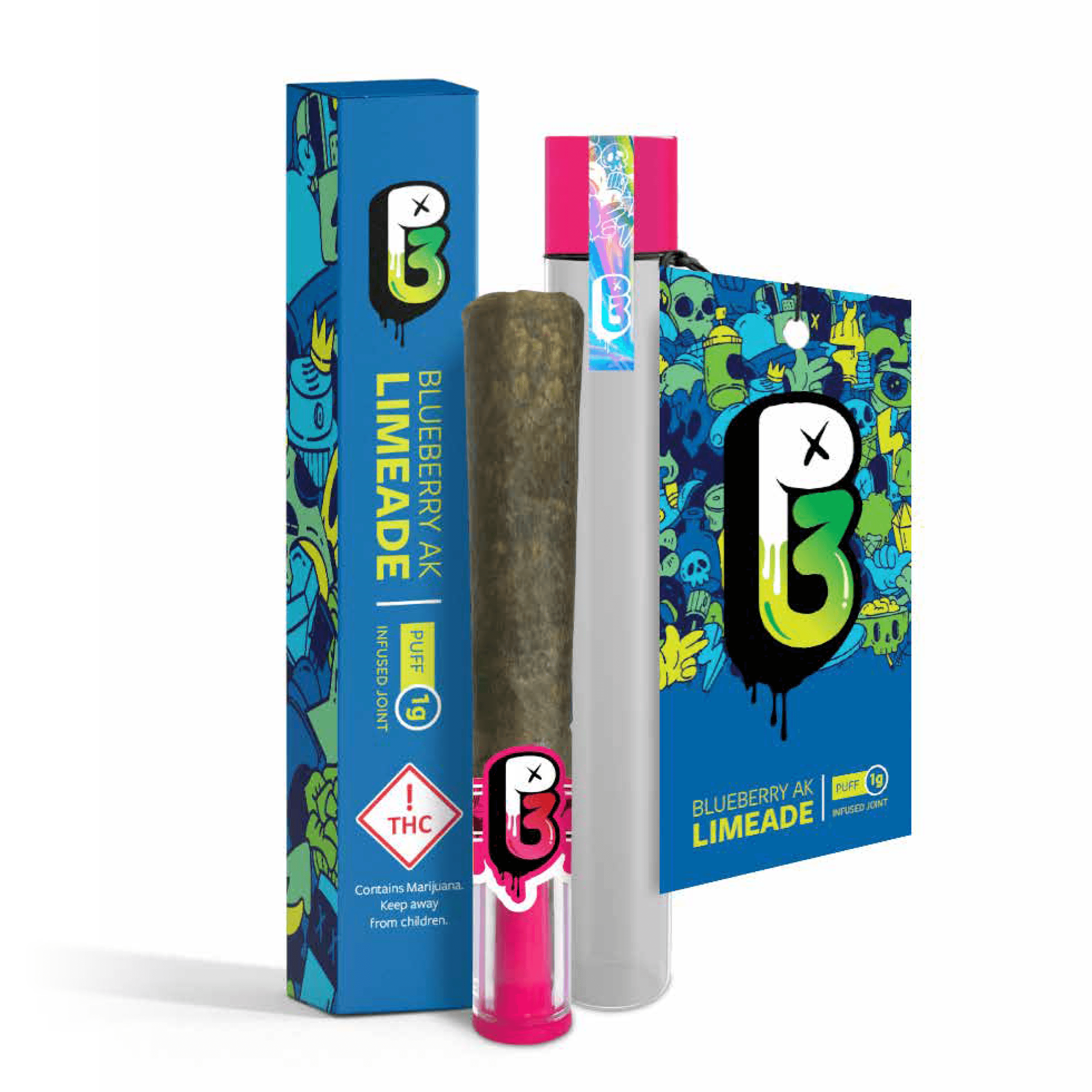 P3 Blueberry AK Limeade Infused Pre-Roll