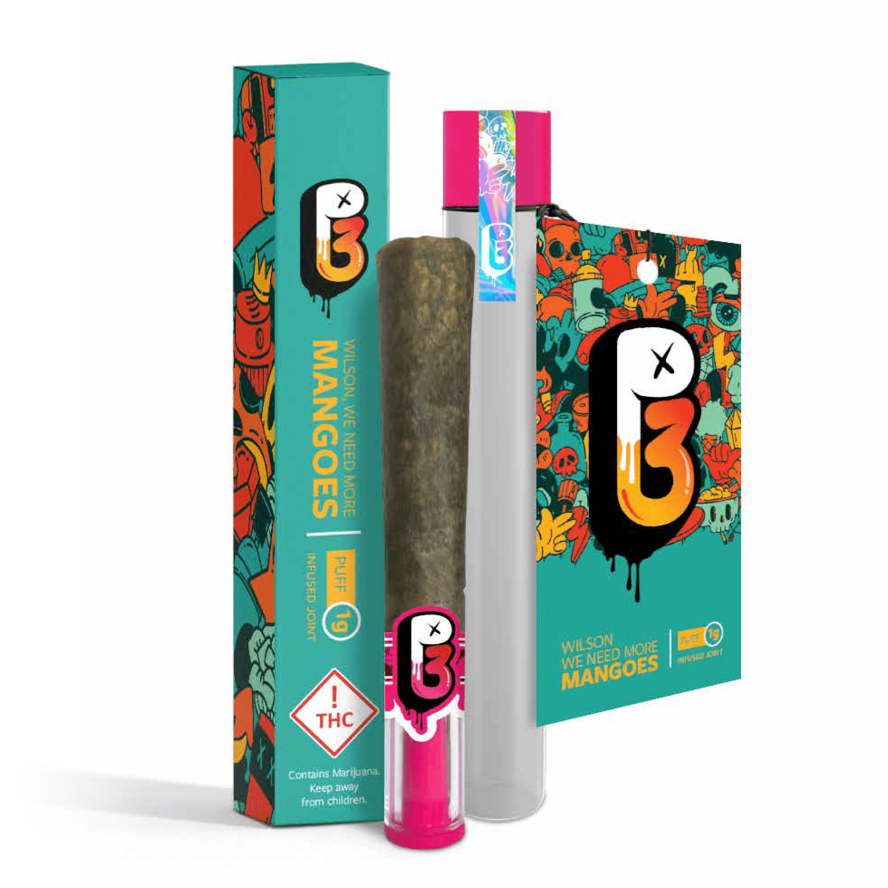 P3 Wilson We Need More Mangoes Infused Pre-Roll